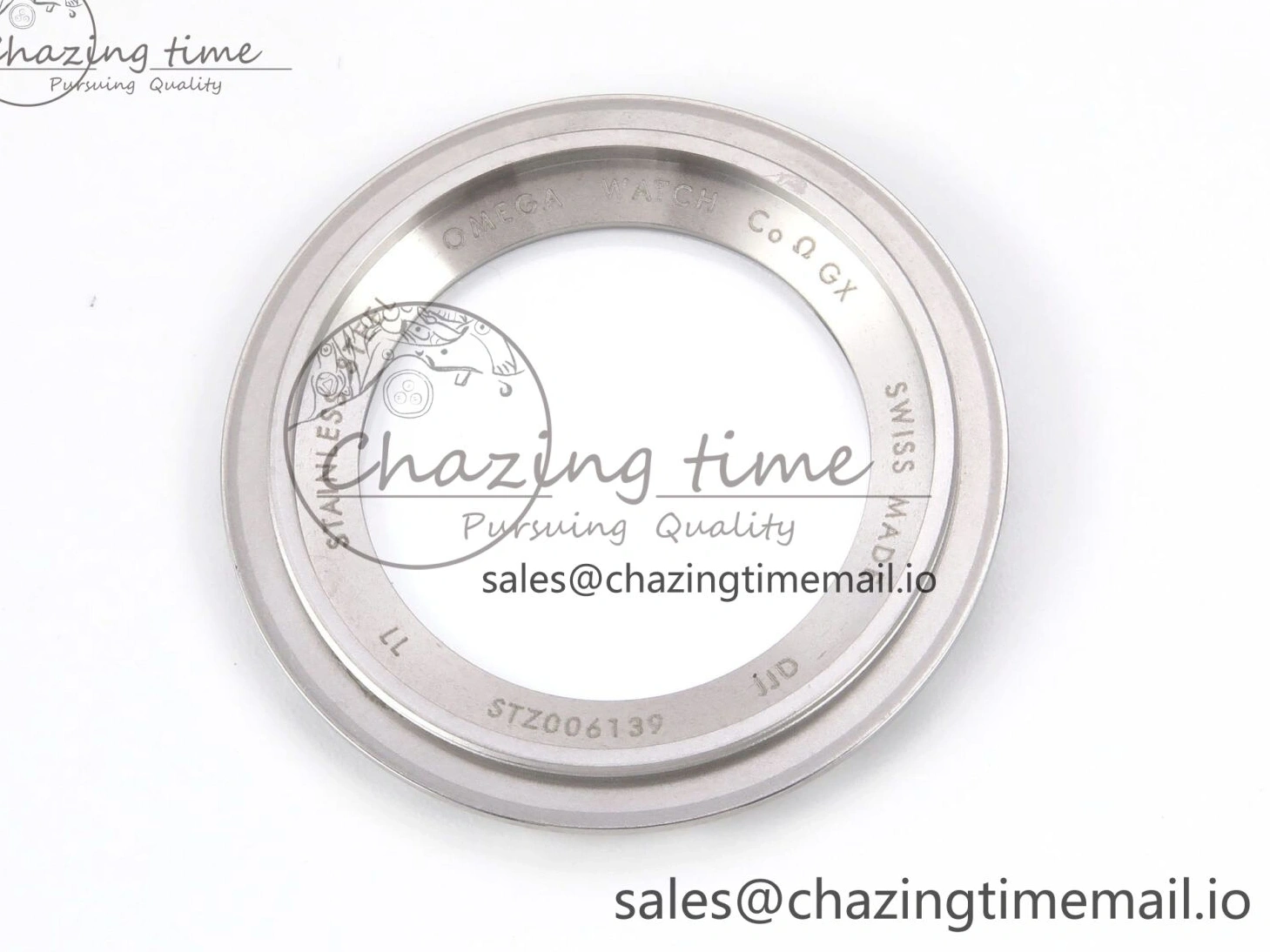 0409 HighQuality Seamaster Diver 300M OMF 1:1 Best Edition Blue Red Ceramic White Dial on SS Bracelet A 7705